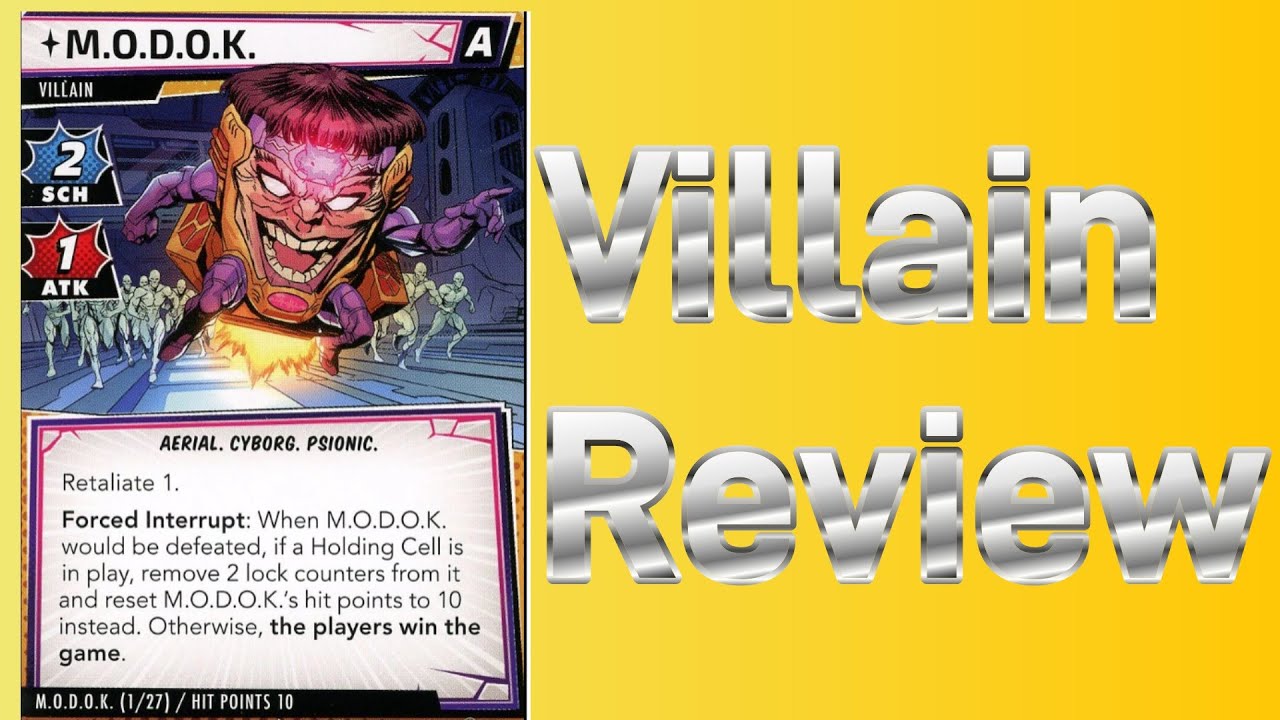 Marvel Champions MODOK Villain Review