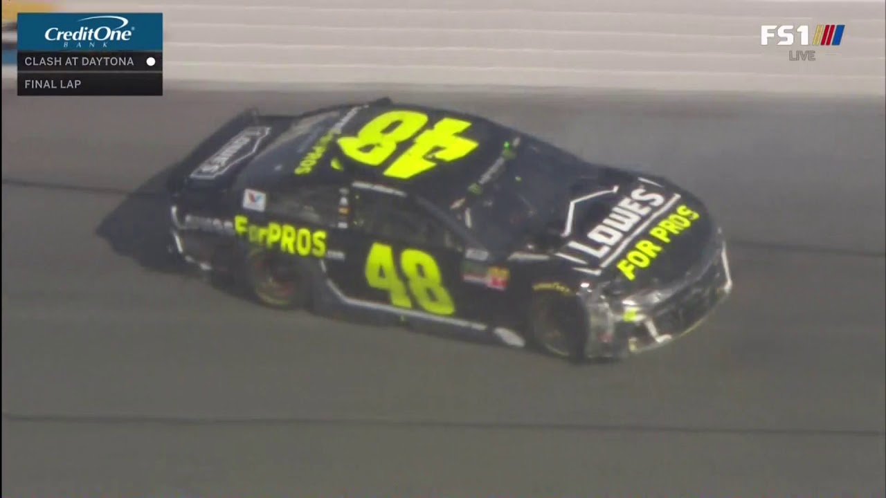 Big Crash 2018 NASCAR Clash at Daytona