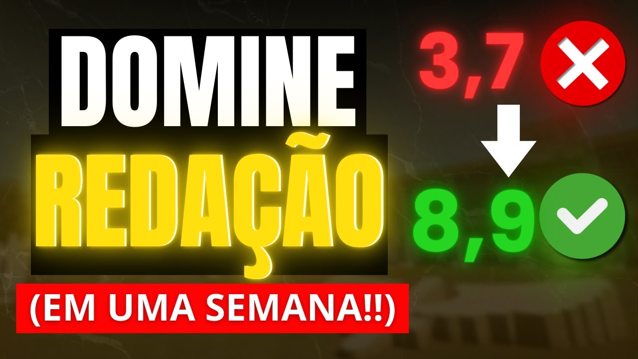 REDAÇÃO NOTA 9+ (Mesmo começando do Zero)