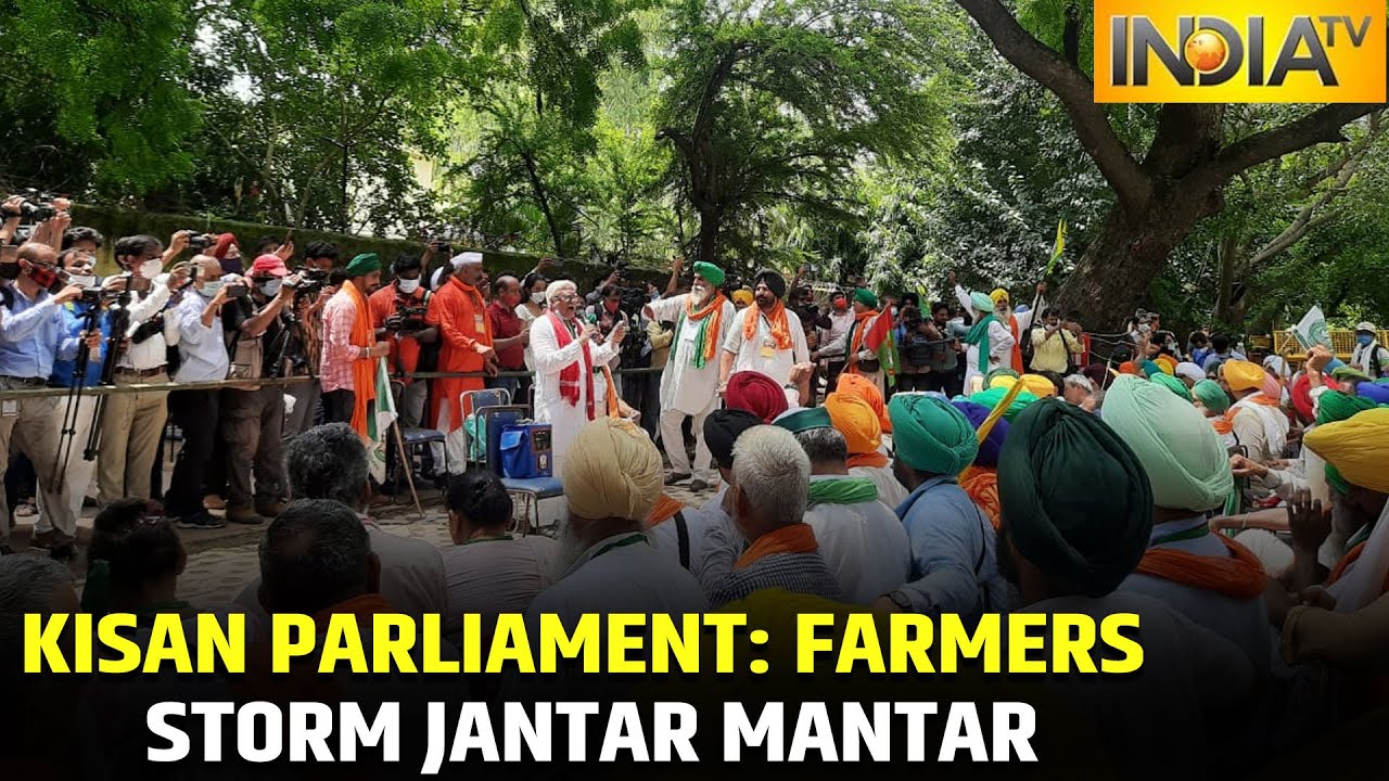 200 Farmers Storm Delhi's Jantar Mantar For Protest Against Farm Laws Amid Parliament Session