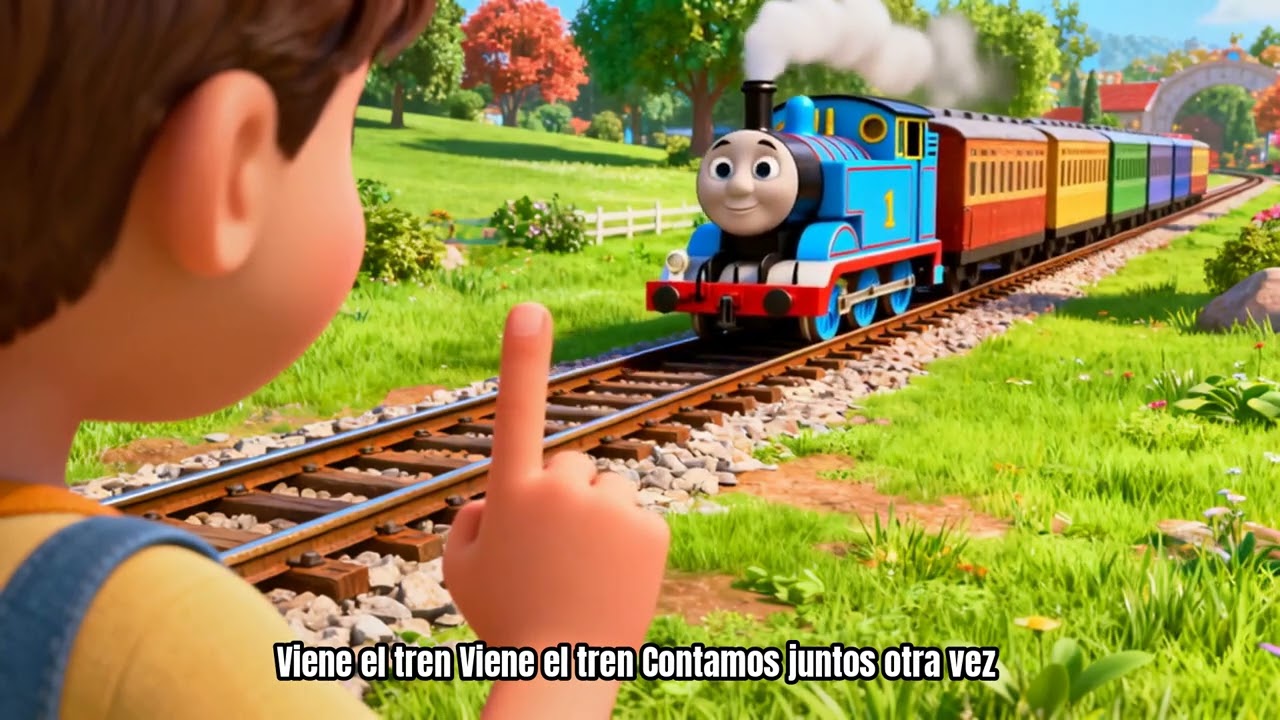 Canción del Tren 🚆 | Aprendiendo sobre Vehículos | Canciones Infantiles Educativas