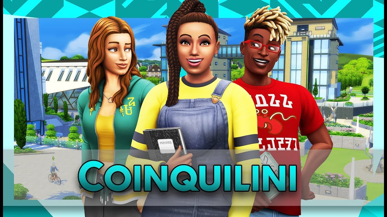 🎓THE SIMS 4 VITA UNIVERSITARIA - COINQUILINI🎓