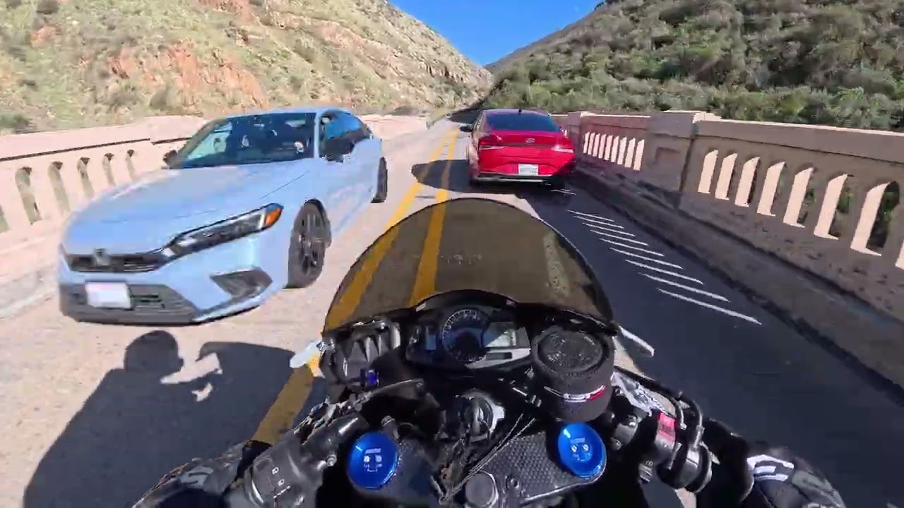 Bridge to Carousel run Ortega Hwy Cbr600rr