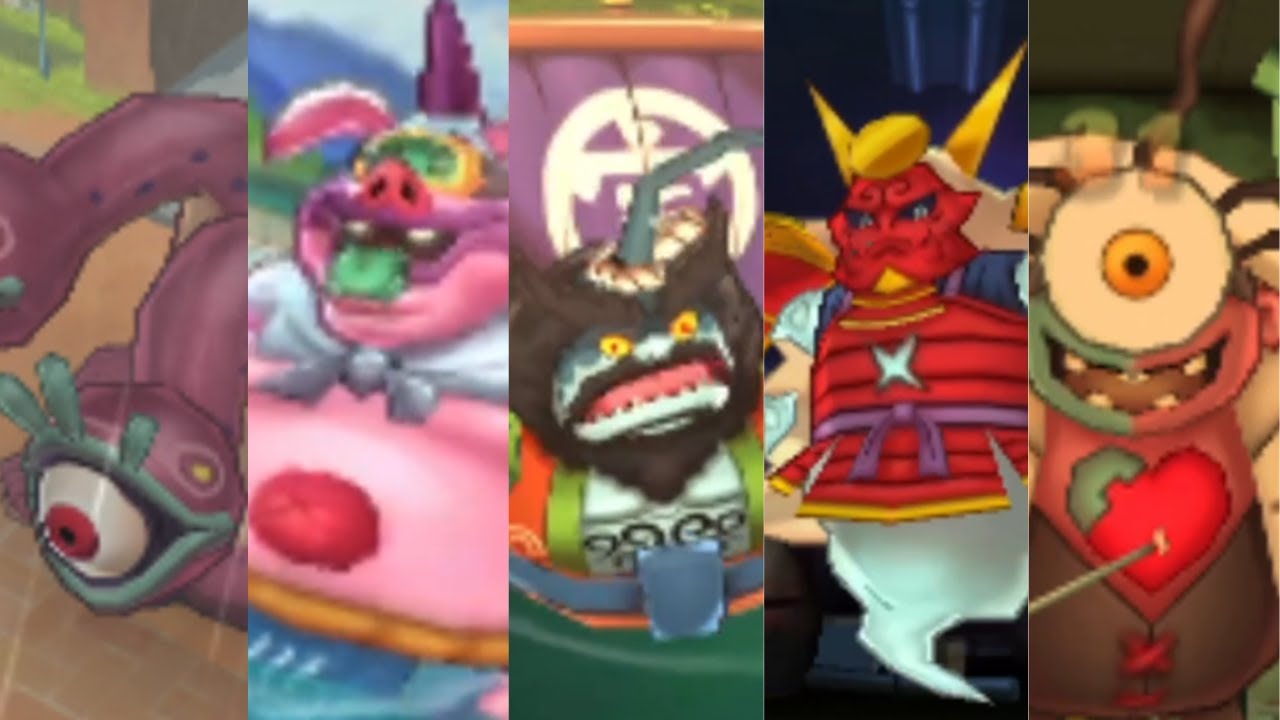 Yo-Kai Watch - All Bosses (Main Story)