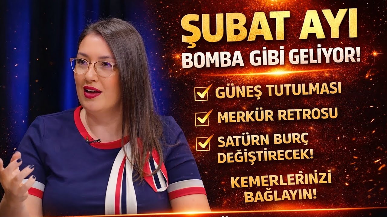 ŞUBAT AYI BOMBA GİBİ GELİYOR! 🌑 GÜNEŞ TUTULMASI, MERKÜR RETROSU, SATÜRN BURÇ DEĞİŞİMİ