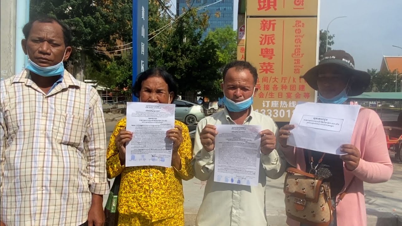Villagers petition Cambodia&rsquo;s National Assembly in dispute over massive airport project