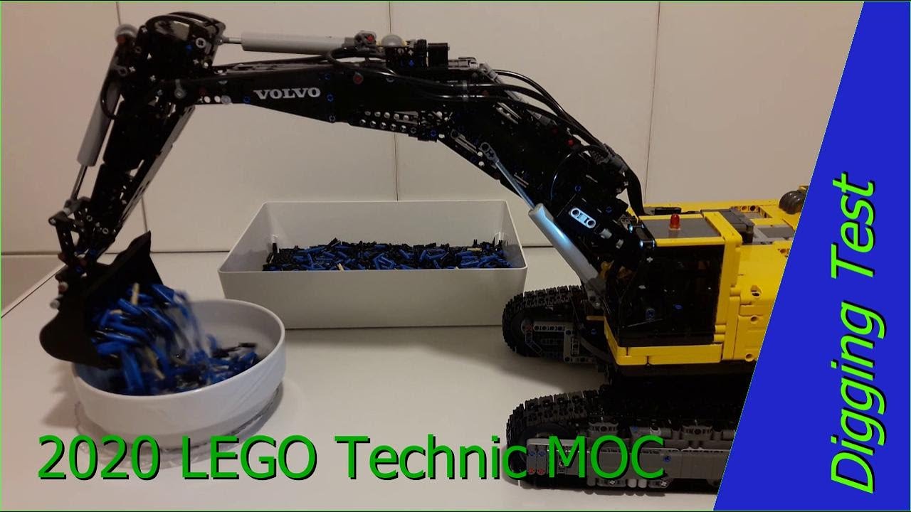 Digging Test - Lego Excavator MOC
