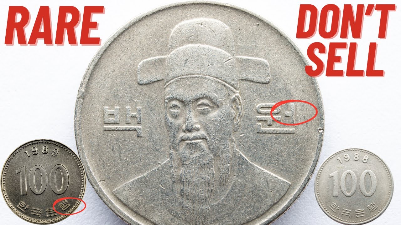 Top 5 Most Valuable 100 Won Coins from South Korea Hidden Treasures