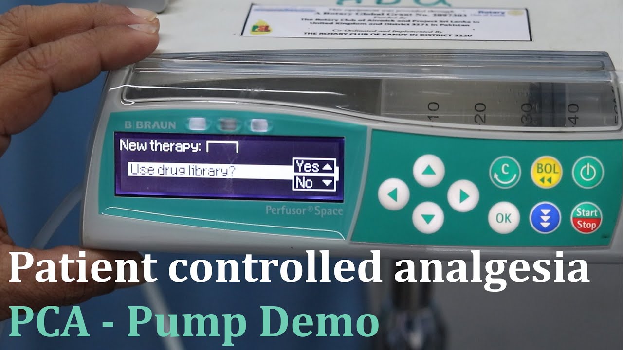 Patient Controlled Analgesia (PCA) - Demonstration