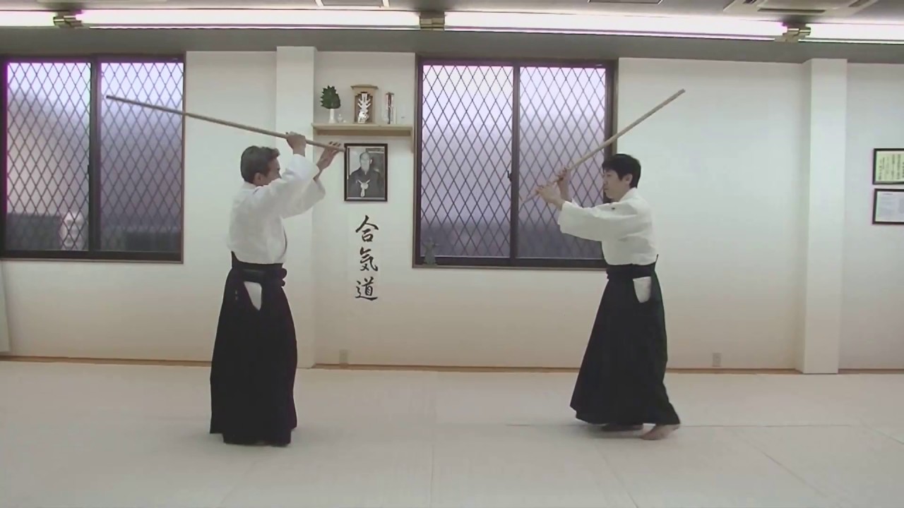 合気杖　３１の組杖（スロー）　Aikido JO 31 no Kumi JO for training