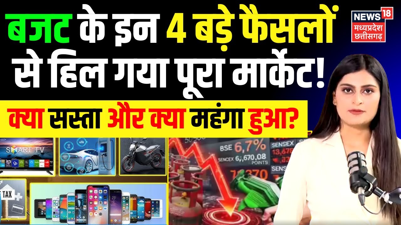 Union Budget 2026 में क्या सस्ता और क्या महंगा, इन 4 बड़े फैसलों से हिल गया मार्केट? | Gold-Silver