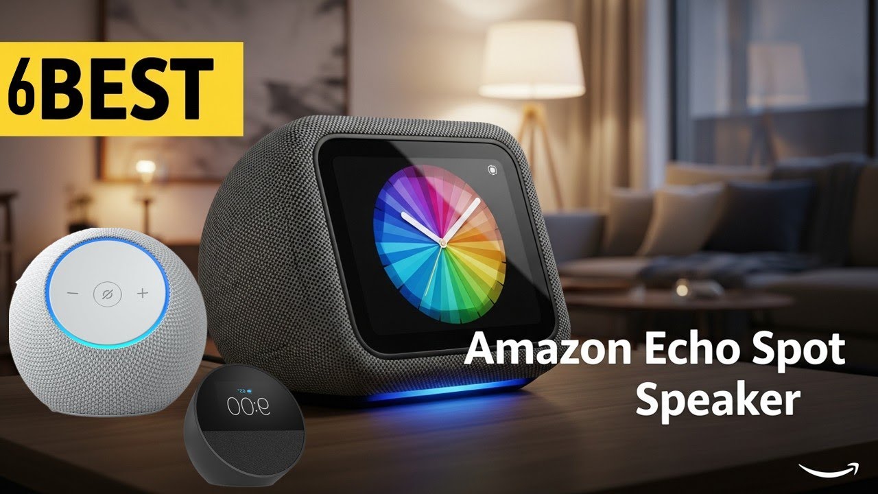 Amazon Echo Spot Smart Speaker: Compact Design with Big Sound 🔥 Best Amazon Echo Spot speaker