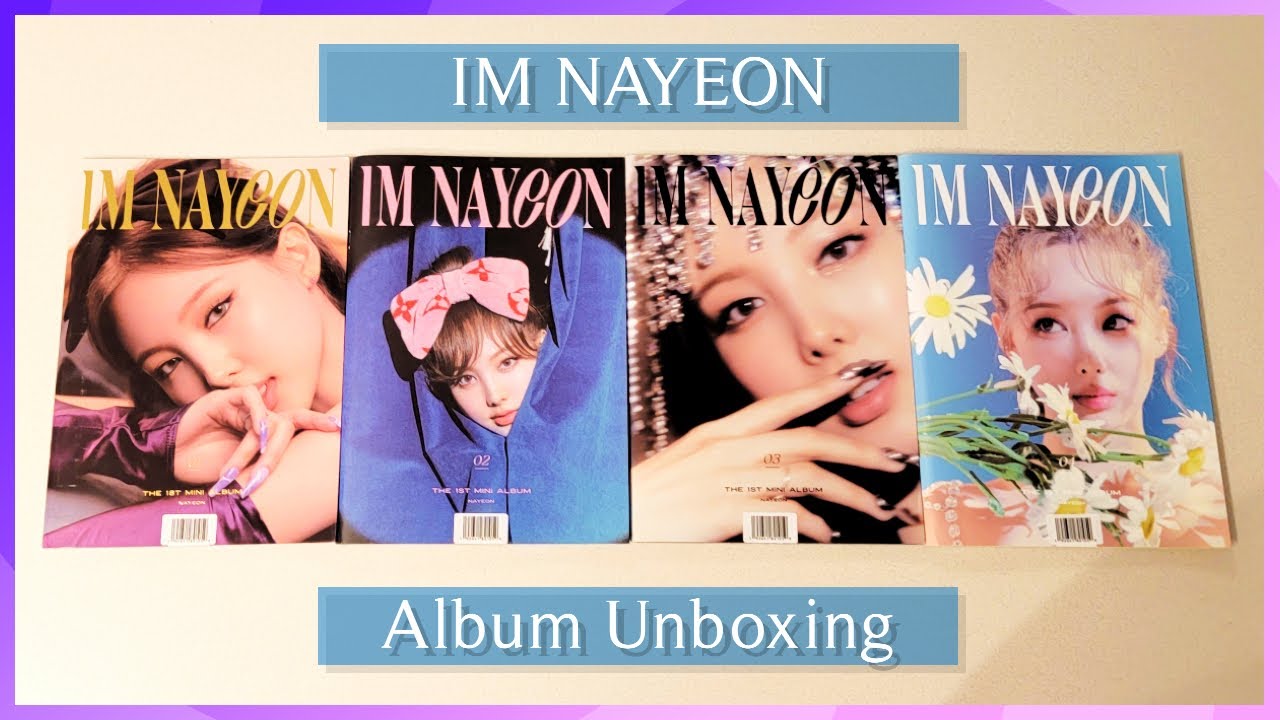 NAYEON The 1st Mini Album "IM NAYEON" Unboxing All Versions (Target Exclusive)