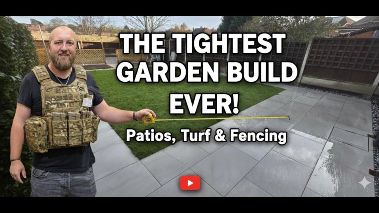​The Tightest Garden Build Ever? | Patios, Turf, & Fencing in Ruddington