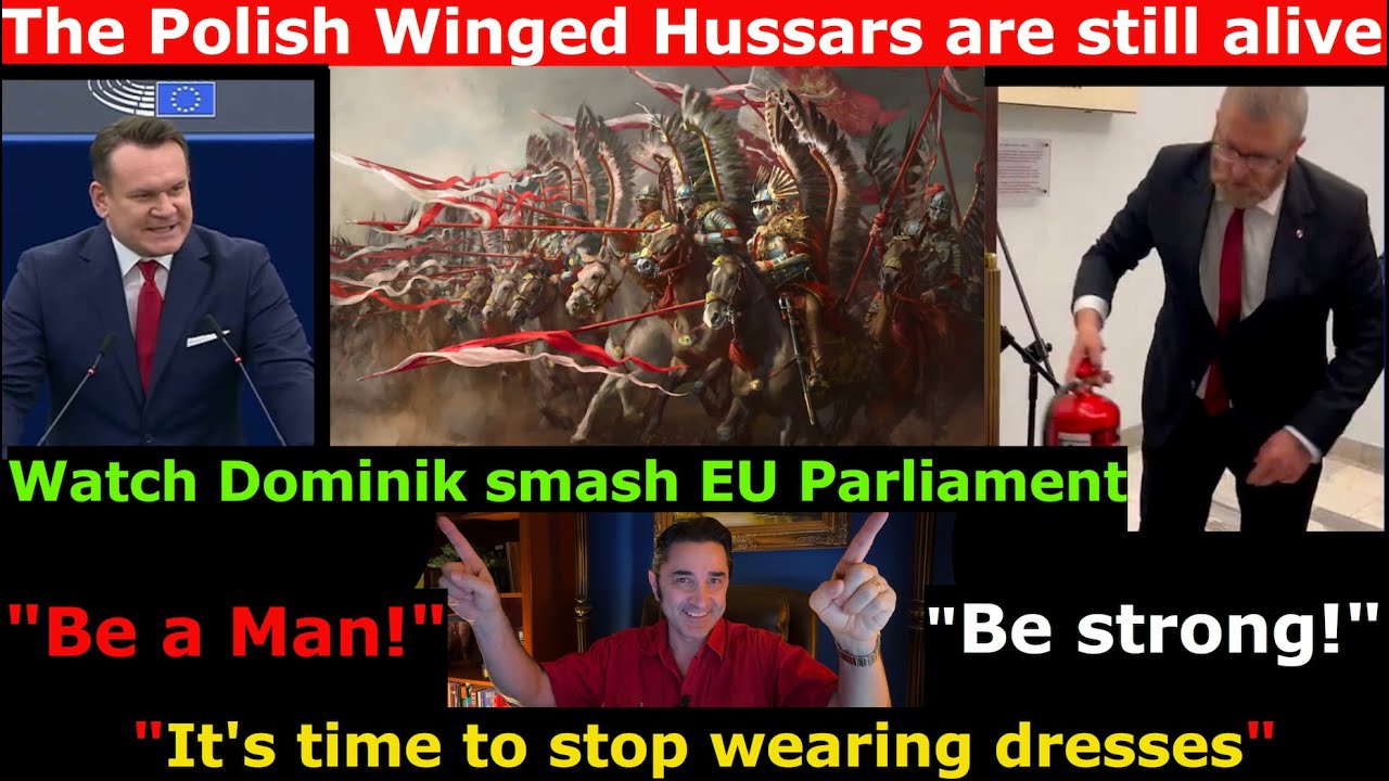 Watch this Polish Winged Hussar call out EU parliament's weaklings. Two of my favorite Polish people