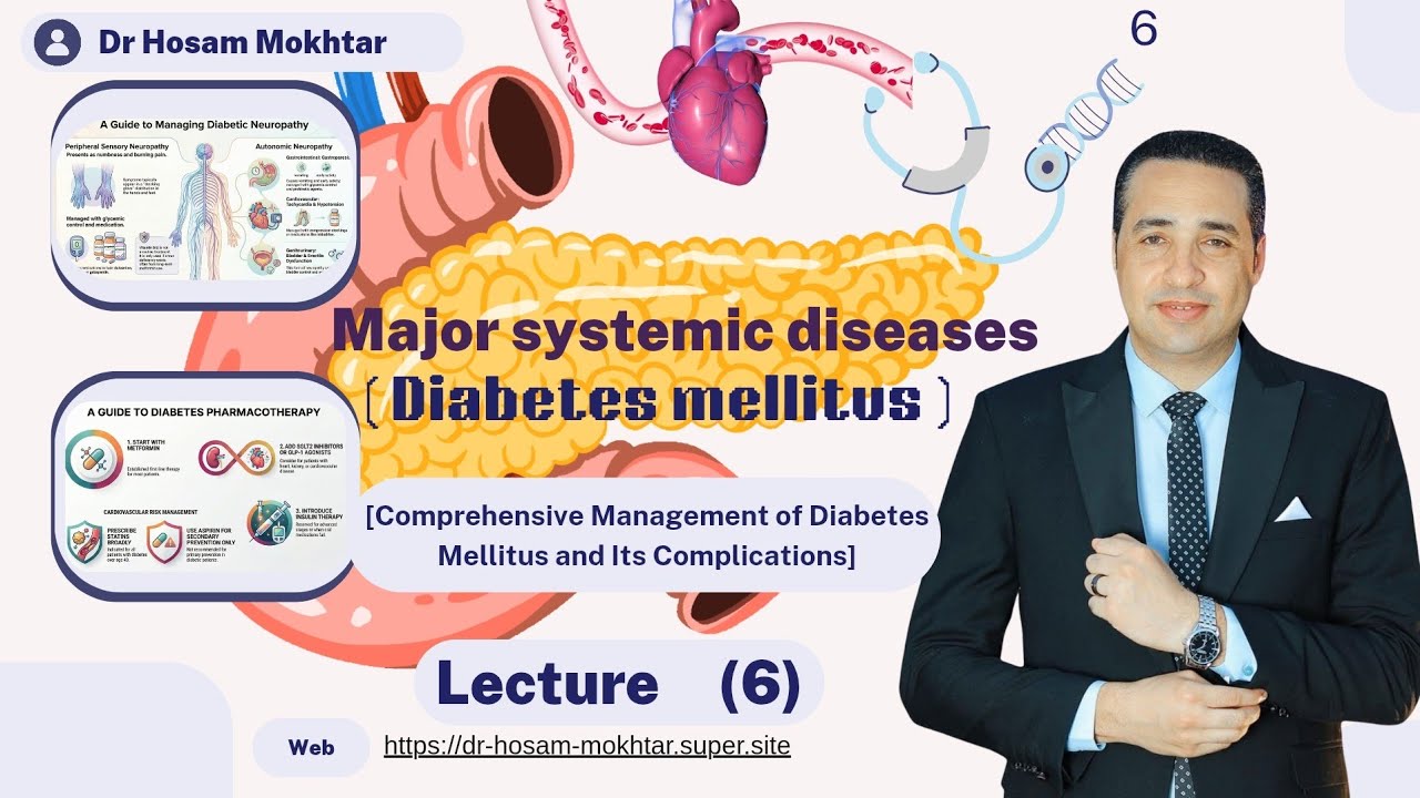 9- DM part (6) (Comprehensive Management of DM and management of complications )