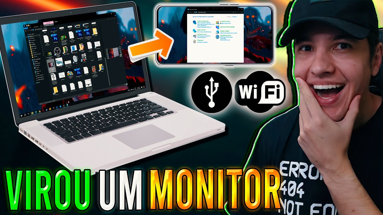 Seu CELULAR como SEGUNDO MONITOR - Aplicativo INCRÍVEL 2024