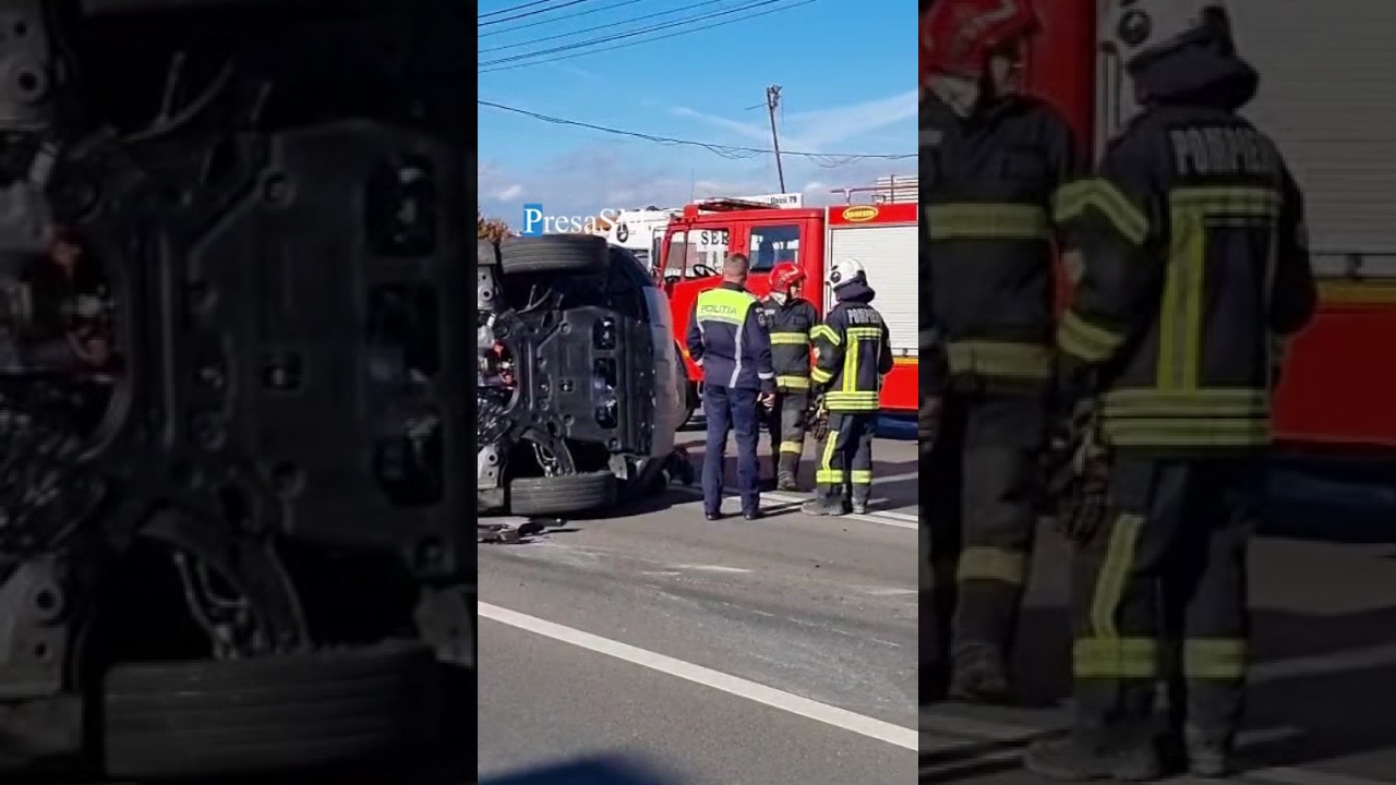 Accident &icirc;n municipiul Satu Mare  #satumare #stiri #presasm