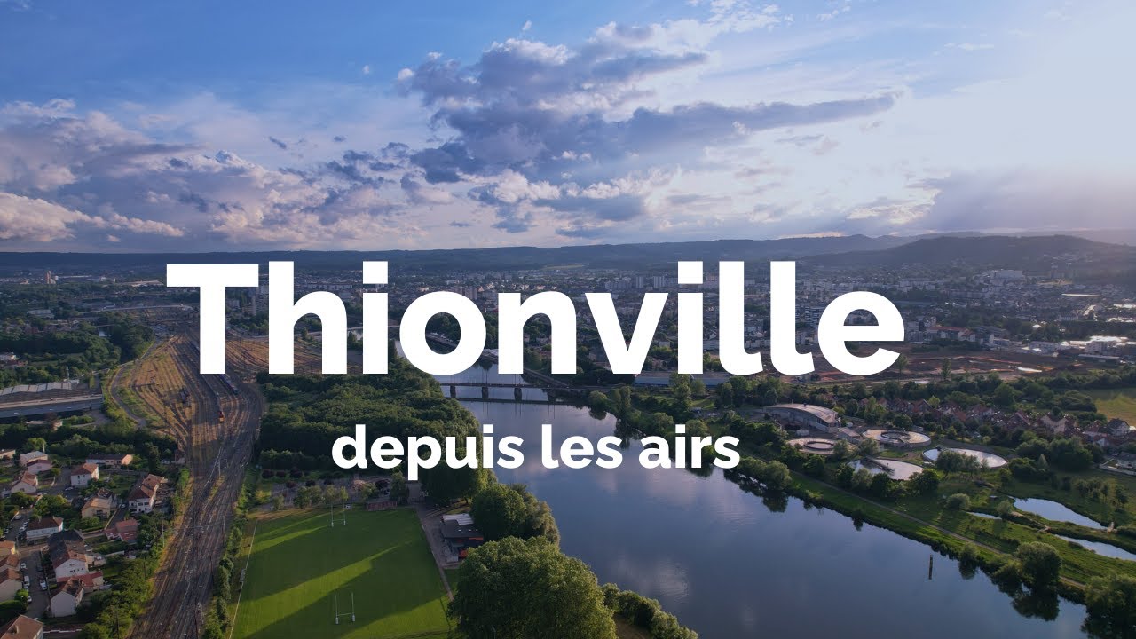Thionville depuis les airs