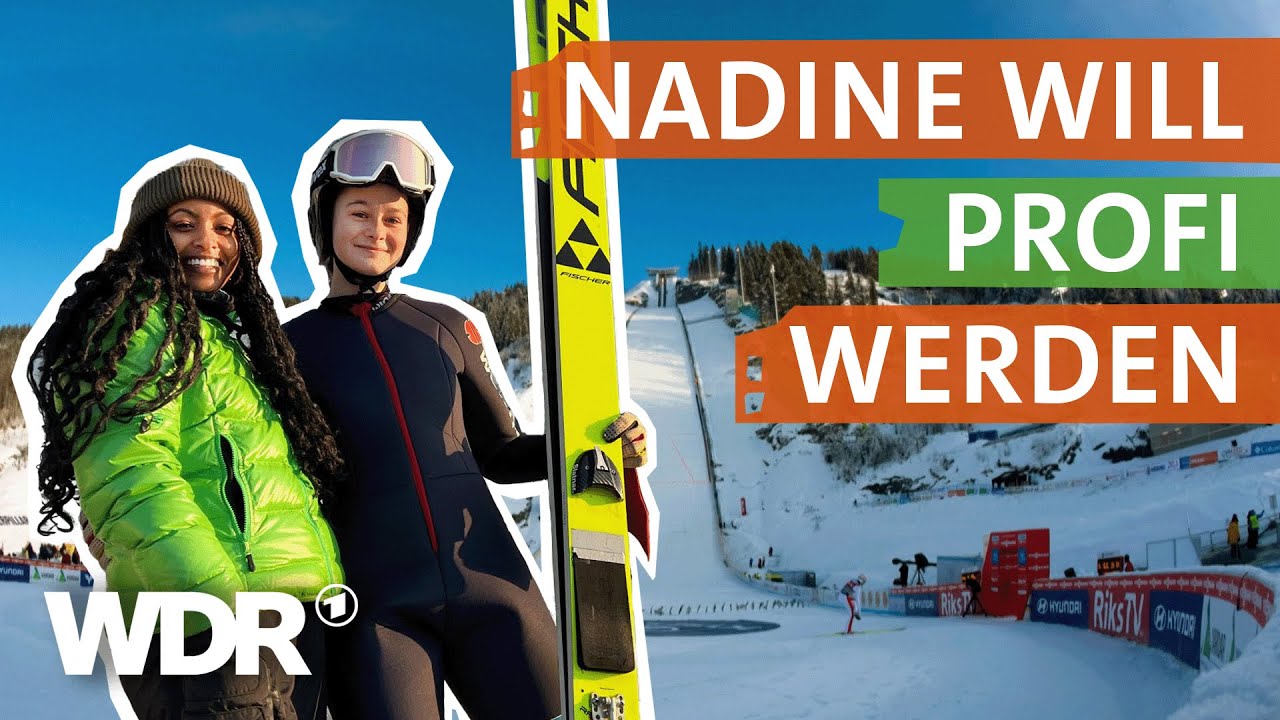 Mit 90 Sachen über die Skisprungschanze | neuneinhalb | WDR