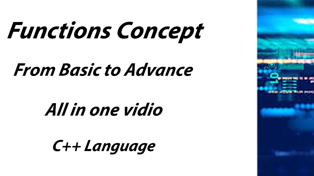 Function Complete tutorial || All concept  || Urdu/Hindi  || TECHBOSS