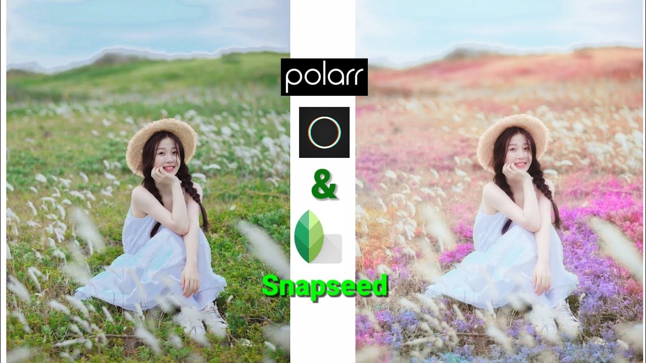 Cara edit foto pakai hp colorful filter & glamor glow || Polarr tutorial || Snapseed tutorial