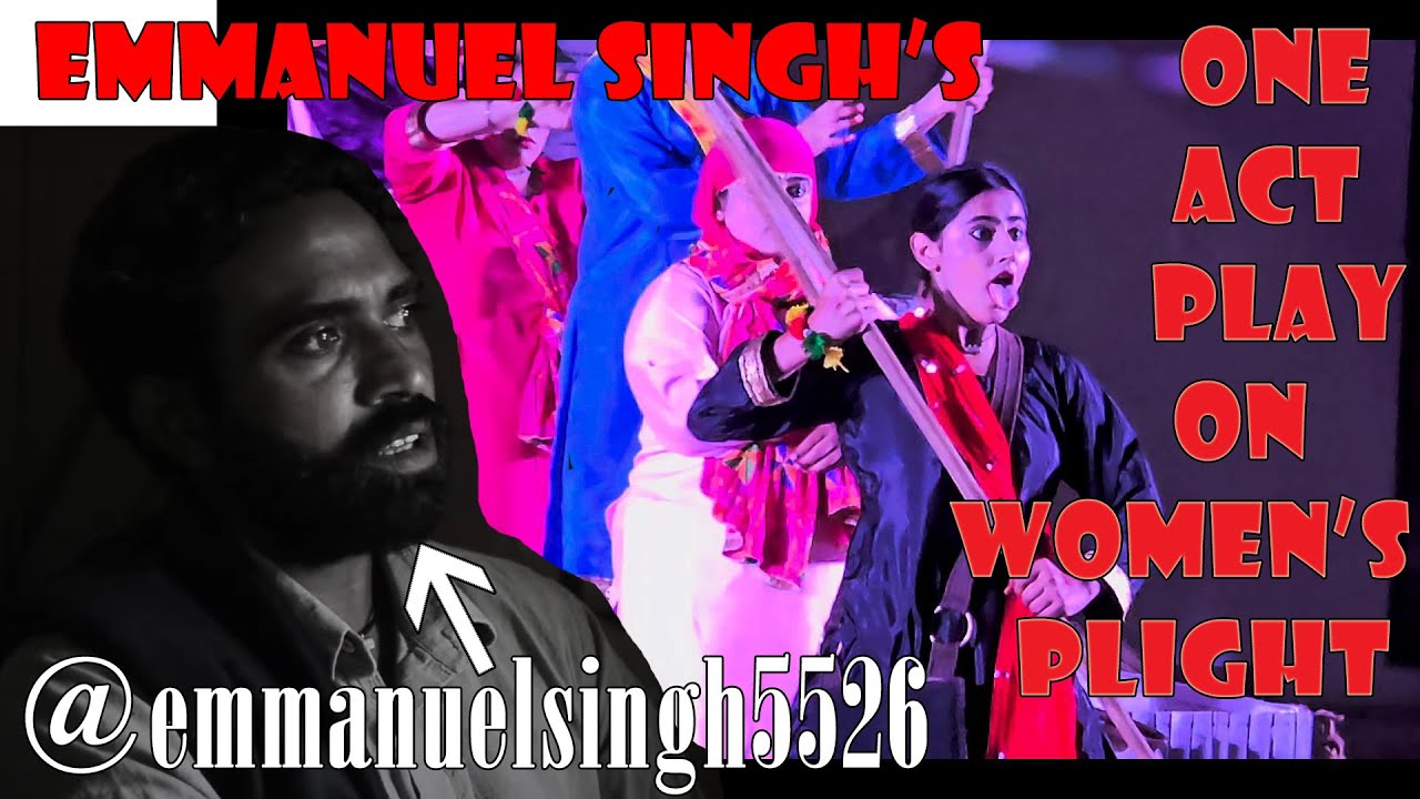 Emmanuel Singh presents One Act Play on Women's Plight, PU Youth Fest, Oct 2024 #oneactplay #drama