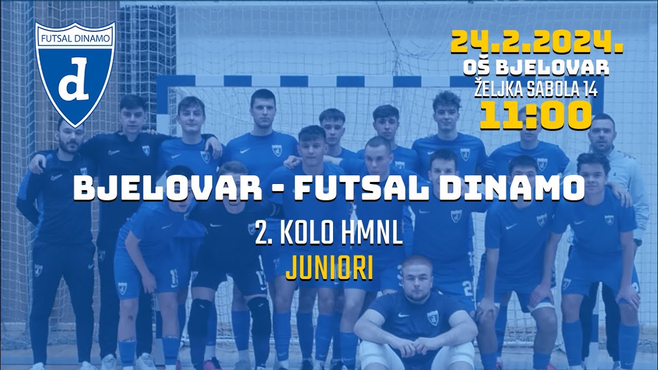 BJELOVAR - FUTSAL DINAMO  Juniori