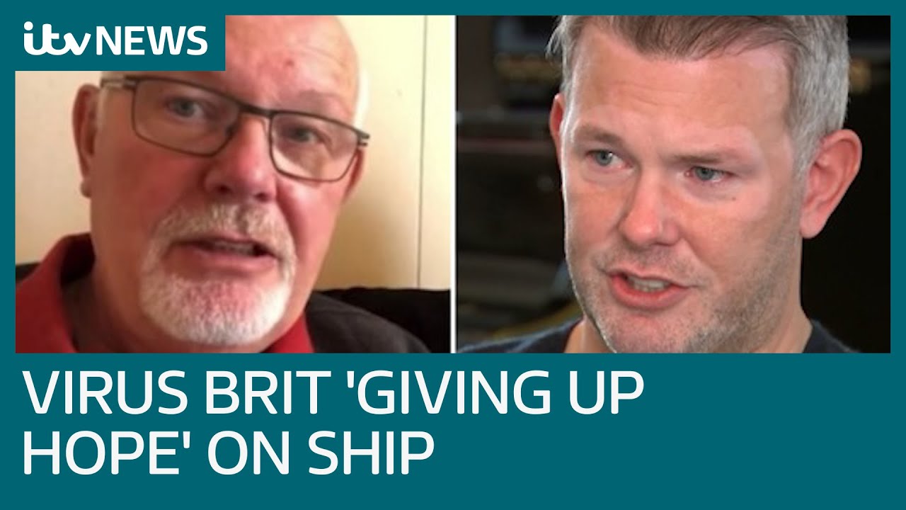 Coronavirus: Son of Briton on cruise ship says dad 'giving up hope' | ITV News