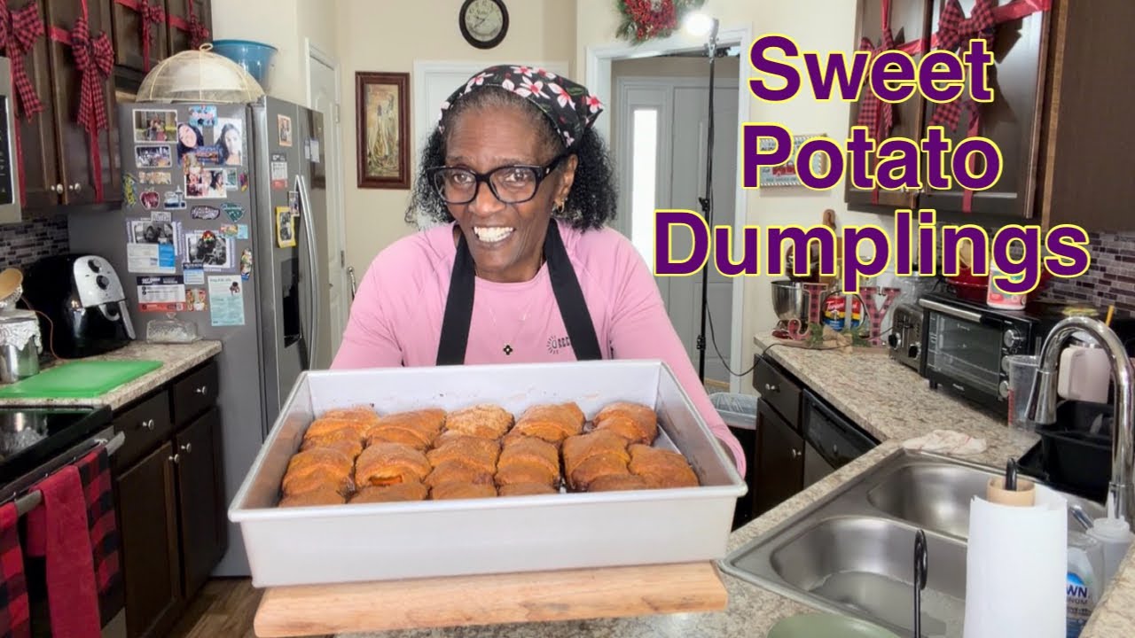 Простые клецки из сладкого картофеля, приготовленные в слоеном тесте | cookingsemi-homemadewithjoyce