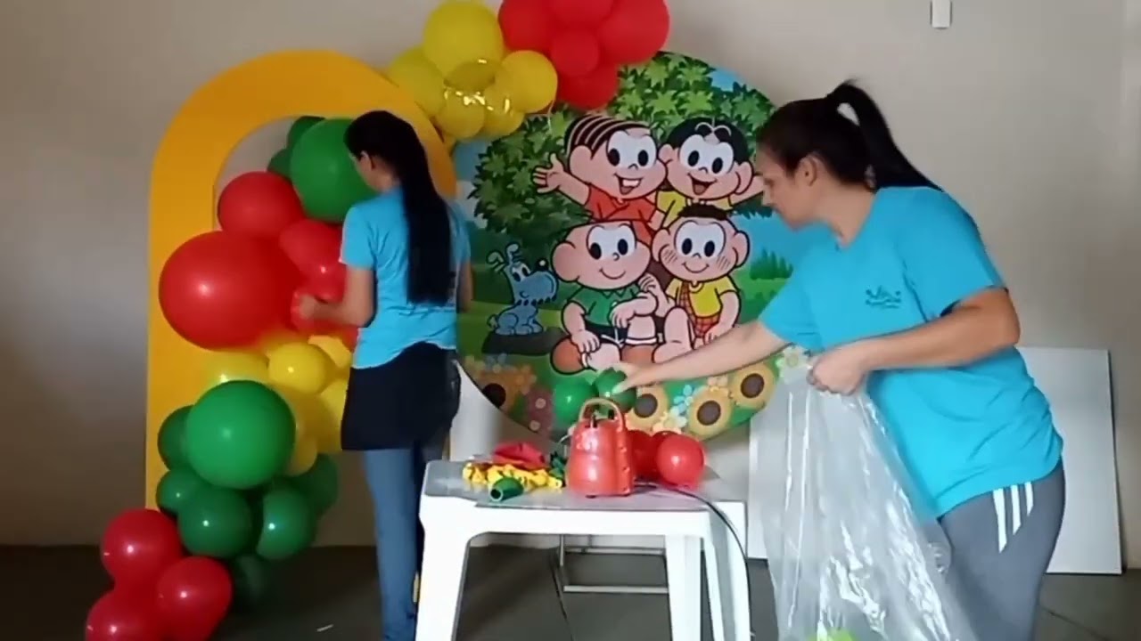 Decoração turma da Mónica/ festa infantil