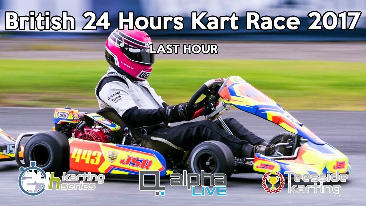 British 24hr Kart Race 2017 - Teesside Autodrome - Hour 24