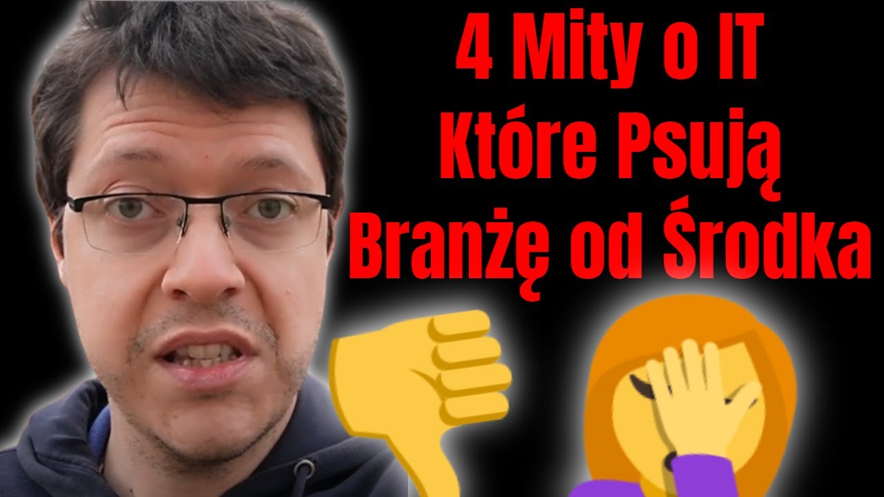 4 Mity o Pracy Programisty! Ostatni psuje całą branżę IT... [vlog #20]