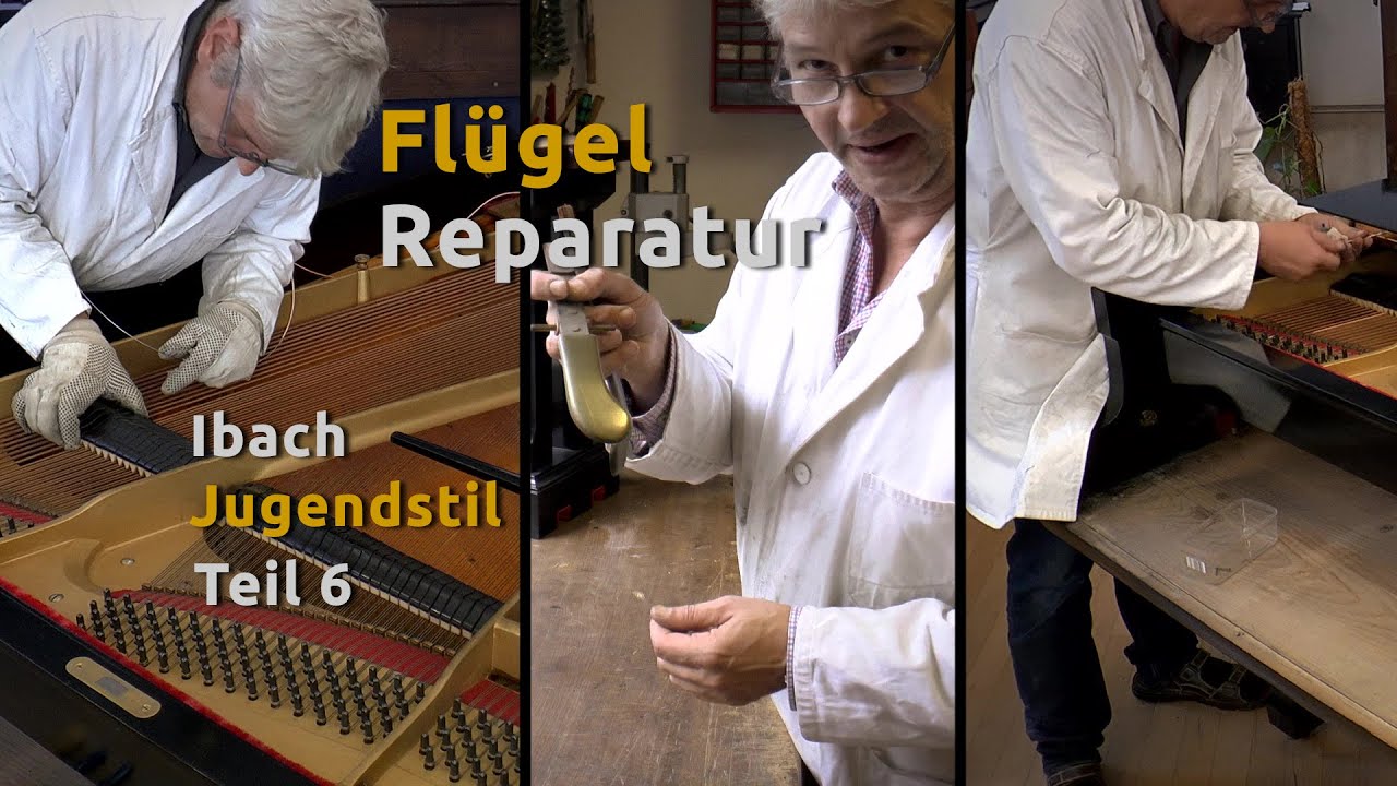 Flügel Reparatur Ibach Jugendstil - Teil 6 - Diverse Arbeiten