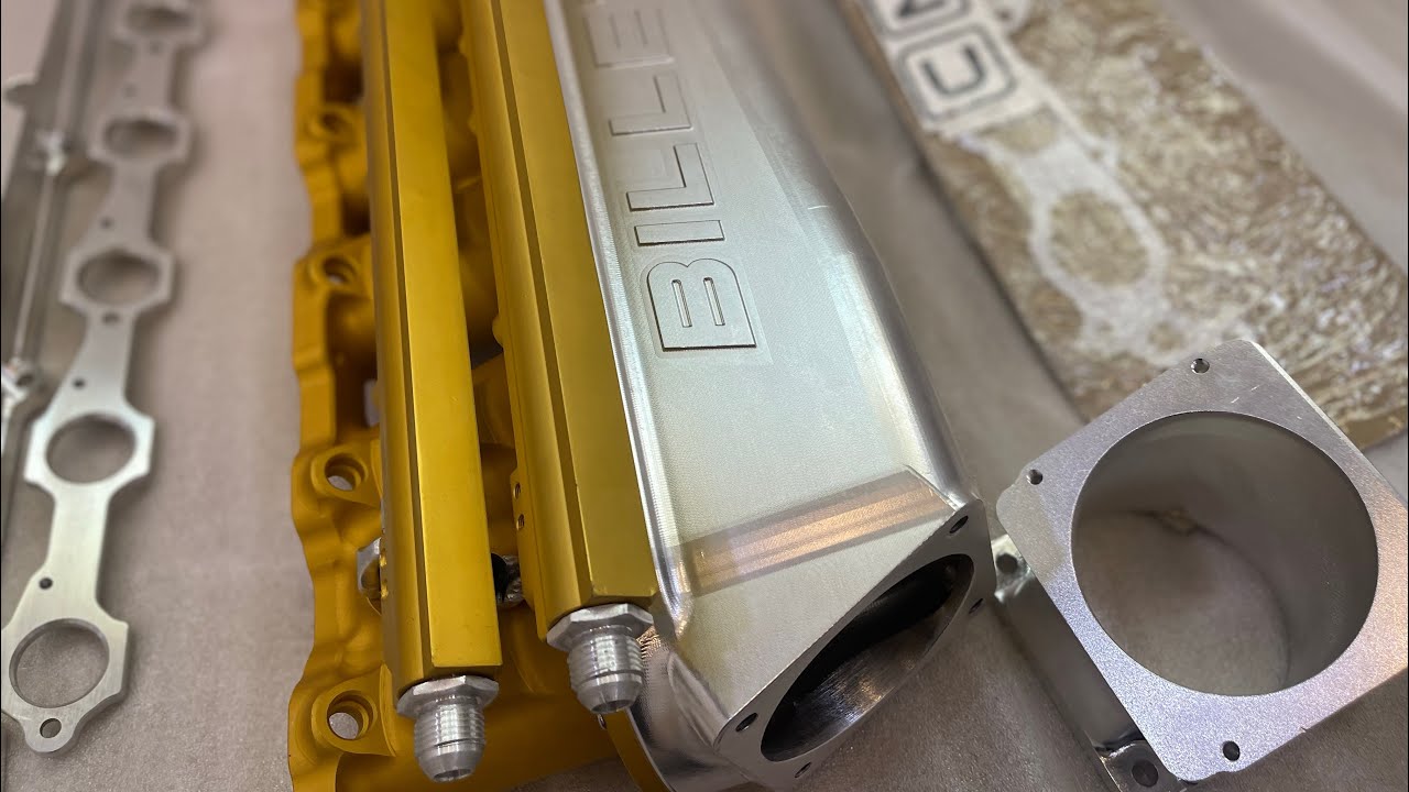 CNC innovation billet intake manifold 2jz vvti