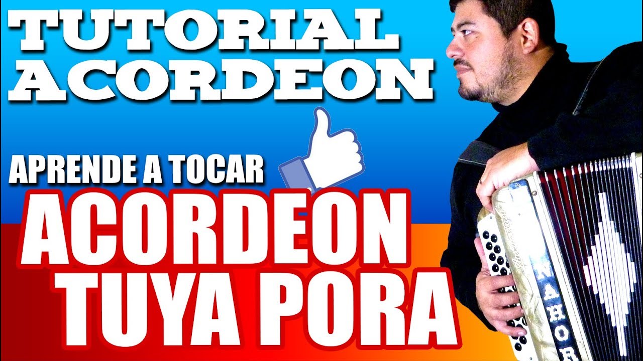 Acordeón Tuya Porá (Chamame) - TUTORIAL DE ACORDEÓN - RE menor
