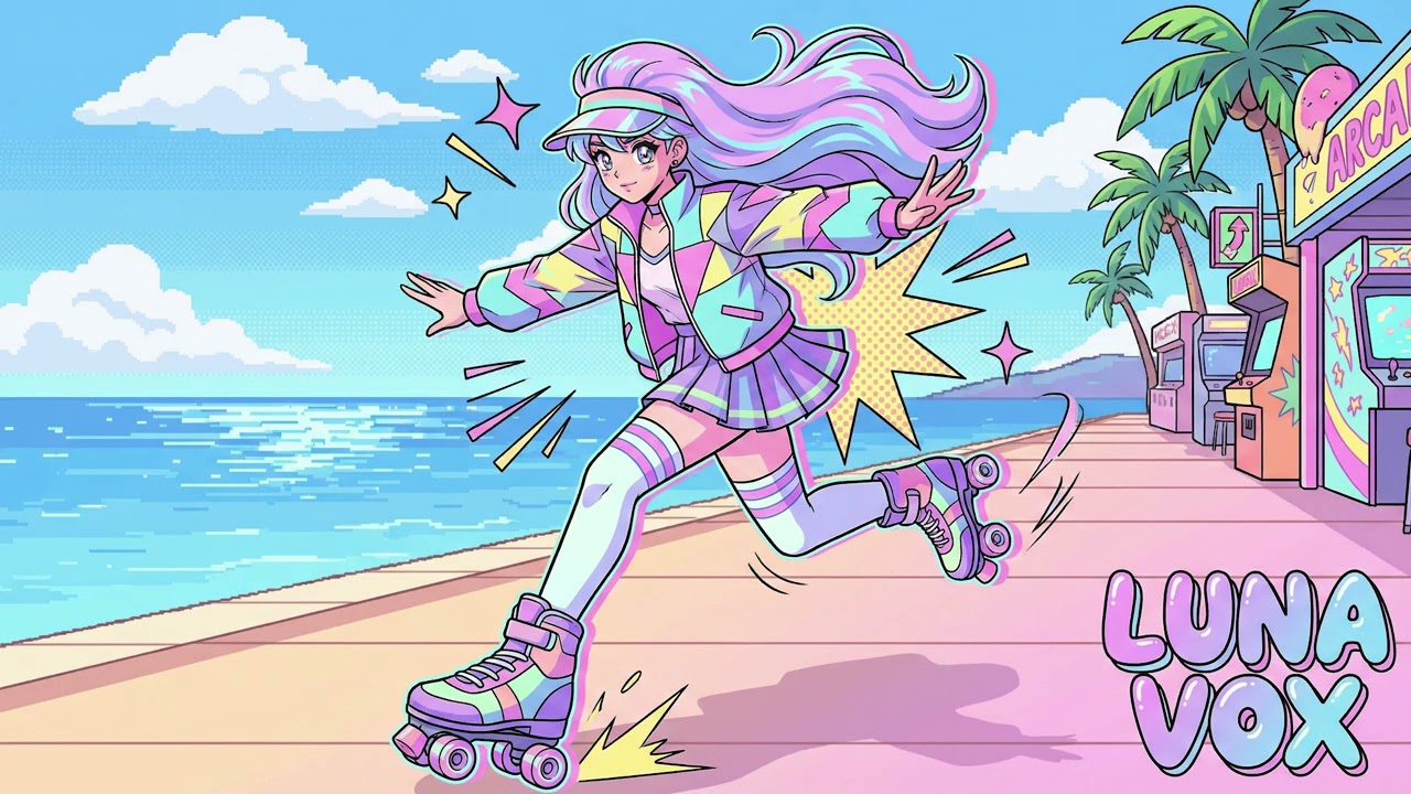 [Future Funk] Luna Vox - Roller Skate Dreams (Official Audio)