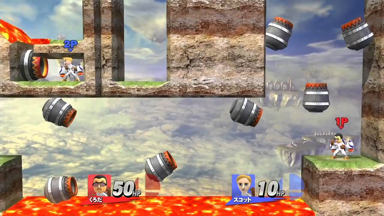 スマブラWiiU ステージ作りでミニゲームを作ってみた 2