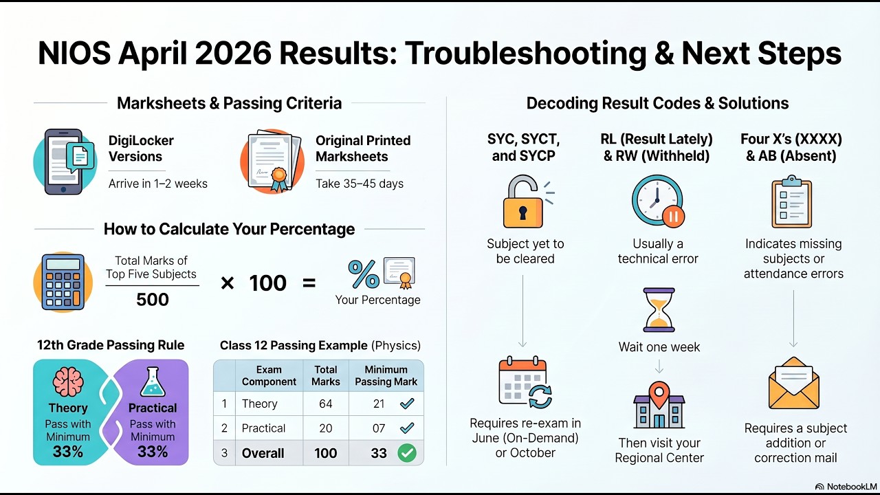 Decoding Your NIOS Result  Error Codes   Final Percentage