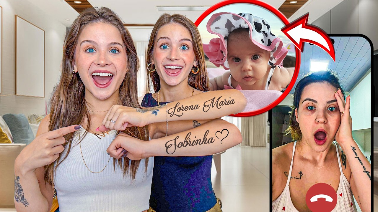 FIZEMOS UMA TATUAGEM PARA A LORENA!