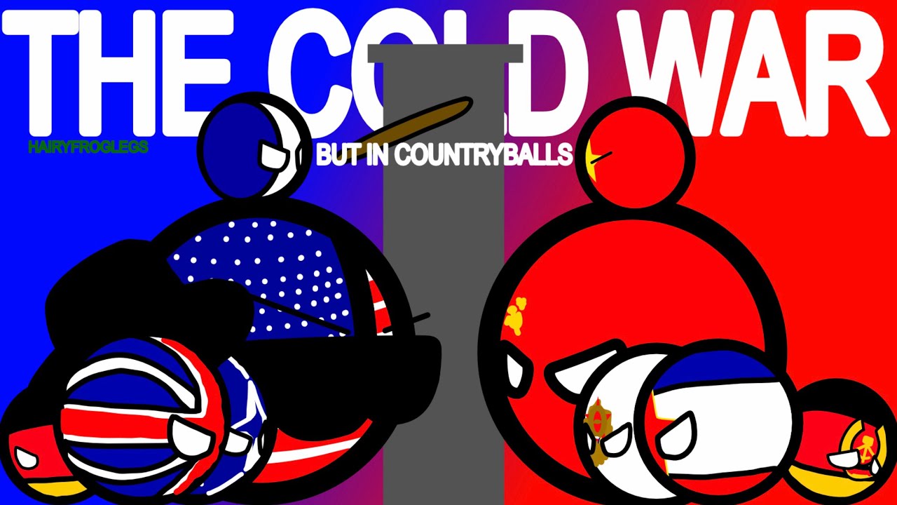 The Cold War but in Countryballs