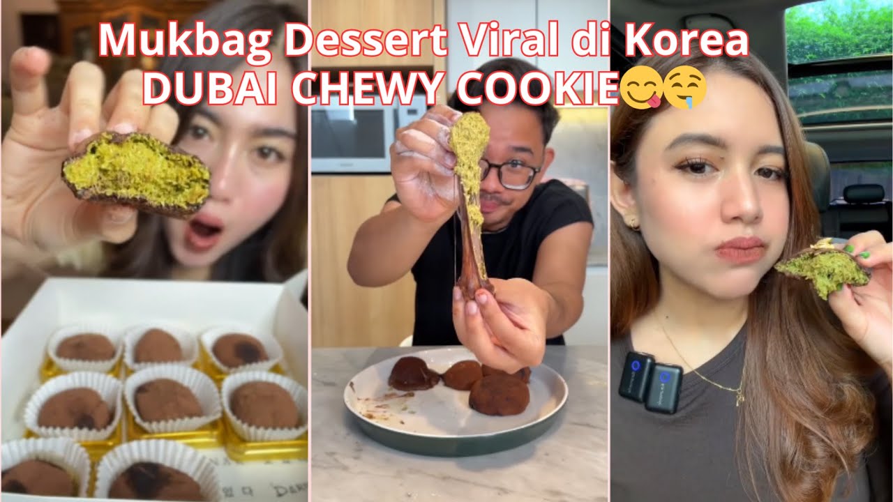 Kompilasi Mukbag Dessert Viral di Korea DUBAI CHEWY CHOOKY🤤😍🇰🇷