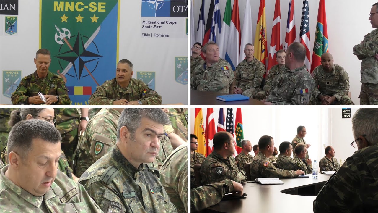DEFENDER EUROPE 23 Command Post Exercise (CPX) organized in Sibiu Barracks, Romania.