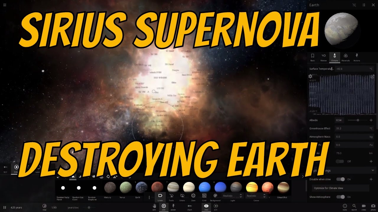 Will Sirius B Supernova Destroy Earth?- Universe Sandbox²