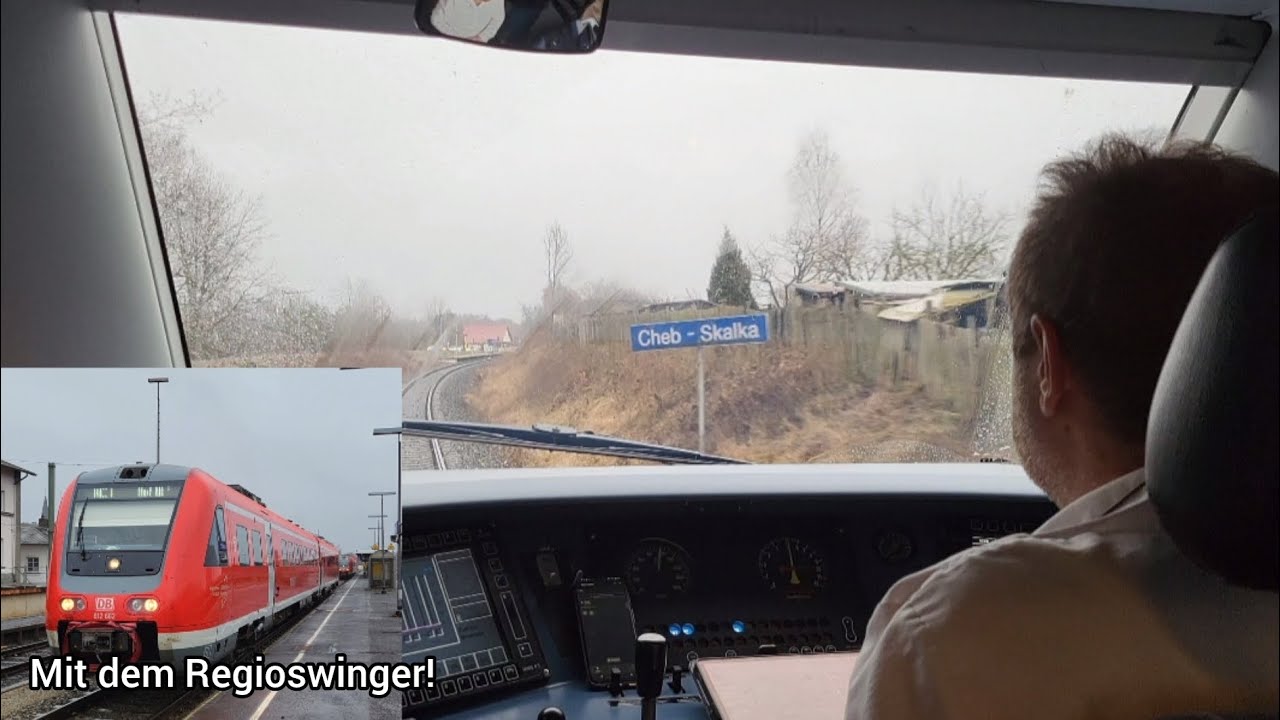 Strecke Marktredwitz - Cheb (Eger) | F&uuml;hrerstandsmitfahrt