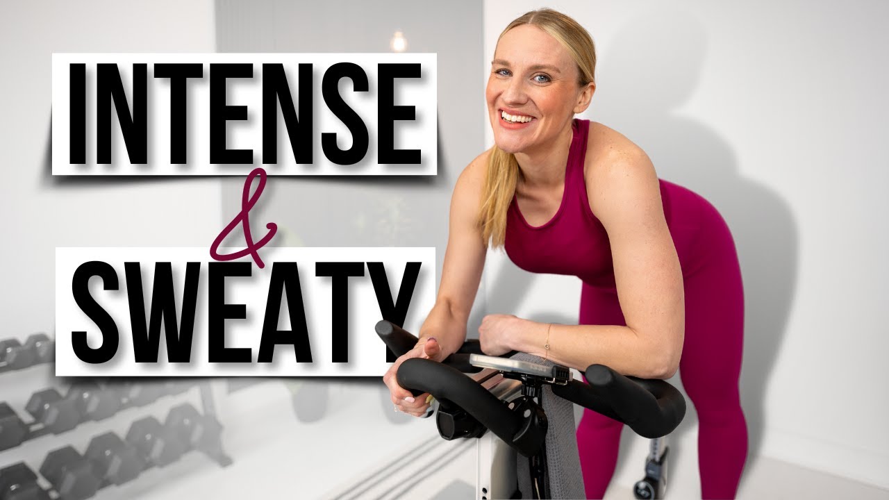 30-минутная ИНТЕНСИВНАЯ И ПОТНАЯ классическая тренировка на велотренажере