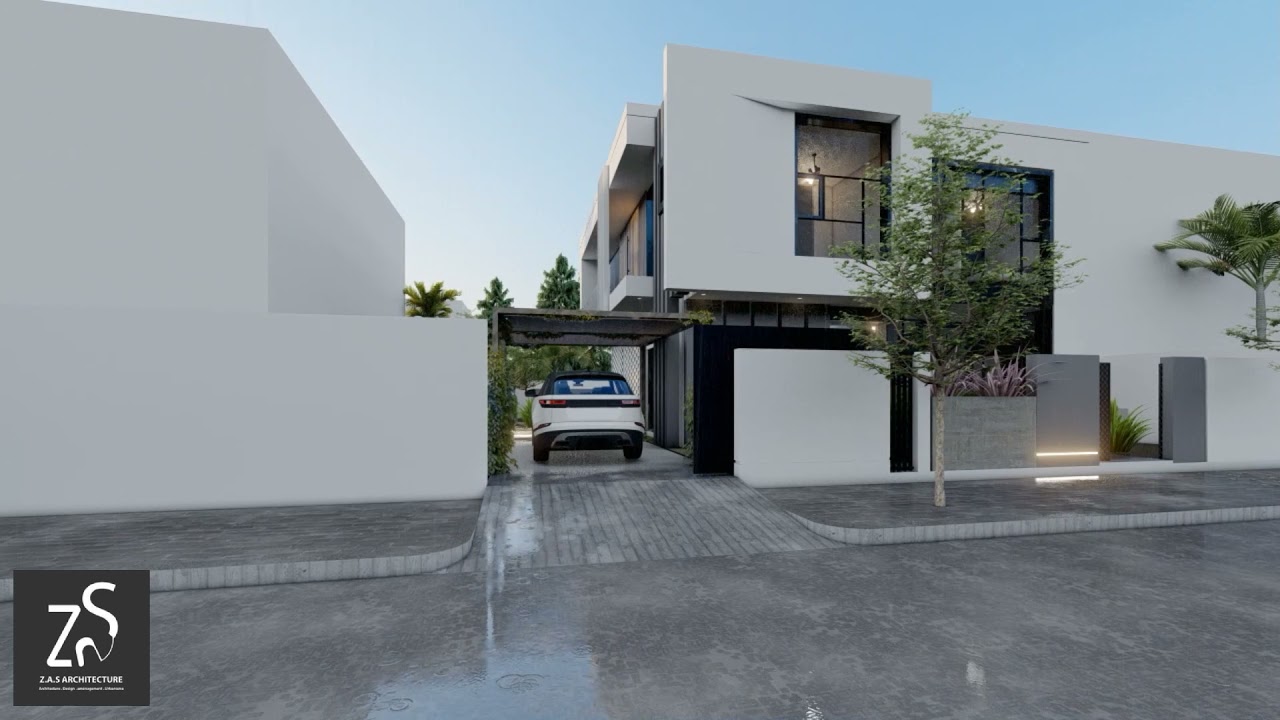 Amazing Modern HOUSE (3D Render with LUMION) By ZAS ARCHITECTURE