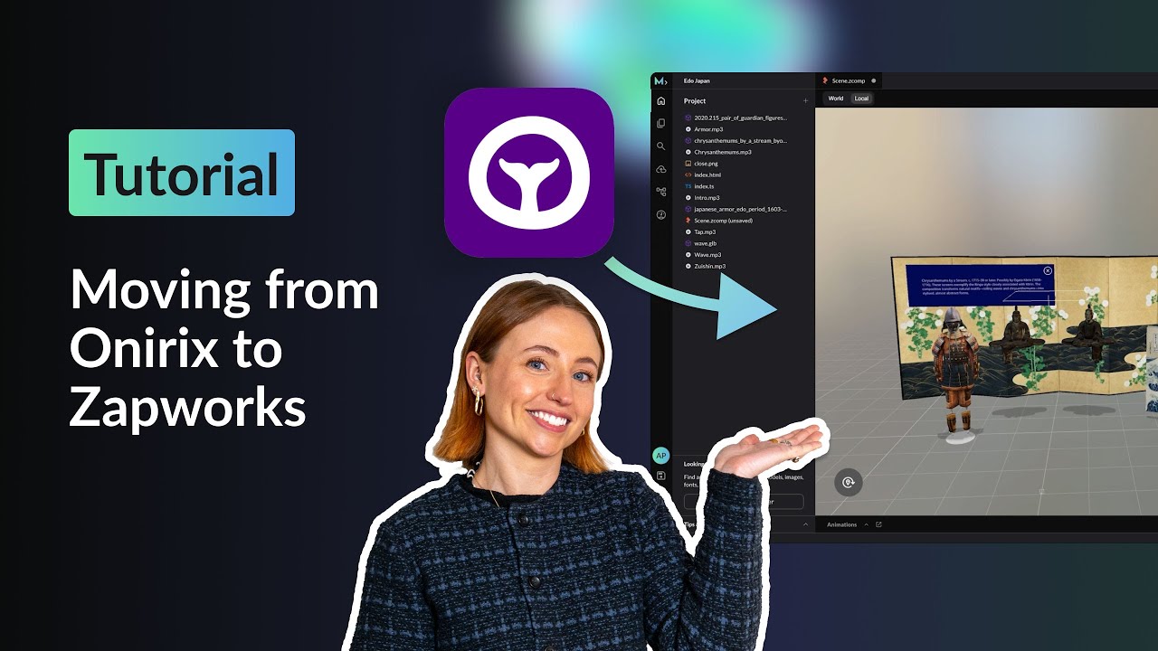 Как перенести проекты Onirix в Zapworks (руководство Designer + Mattercraft)