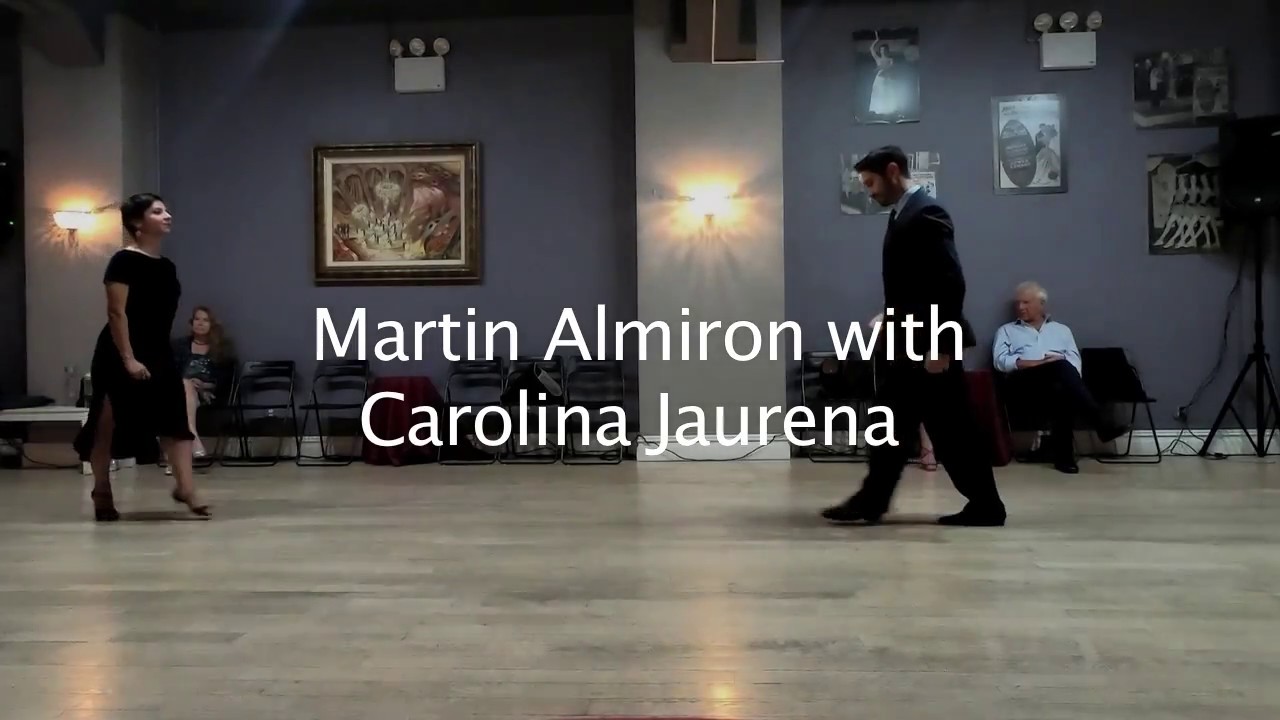 Martin Almiron with Carolina Jaurena tango