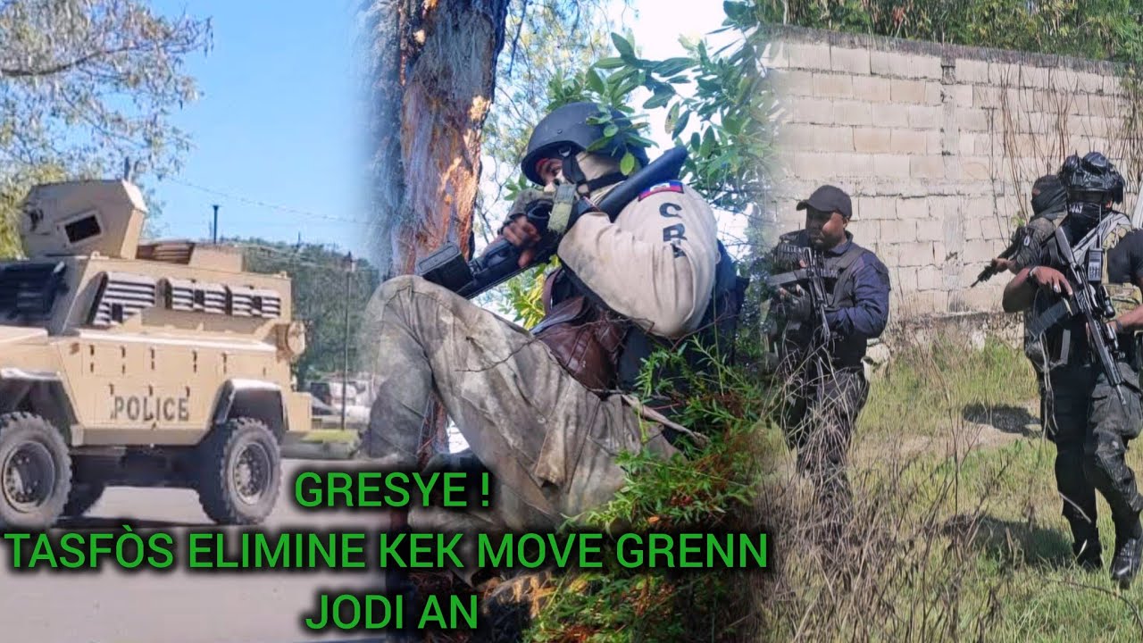 Biw! Lapolis fizye 16 Bandi nan yon Operasyon, Nan Gresye ranplasan Kòmandan Samuel lan frape jodi a